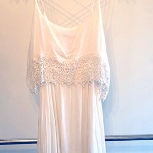 White Asymmetrical Dress